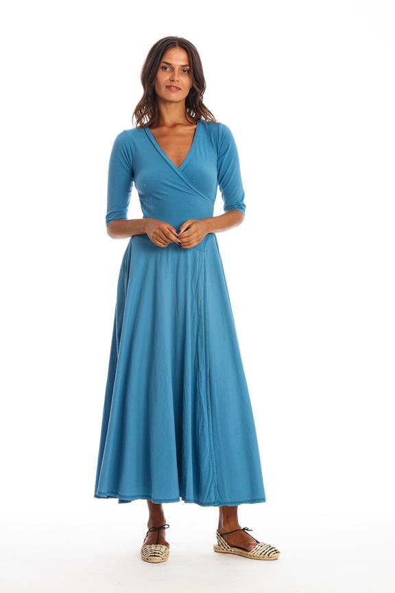 Dress Veronika Maui Blue from Shop Like You Give a Damn