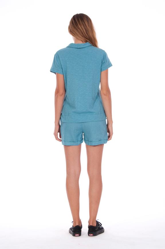 Poloshirt Alexa Cameo Blauw from Shop Like You Give a Damn