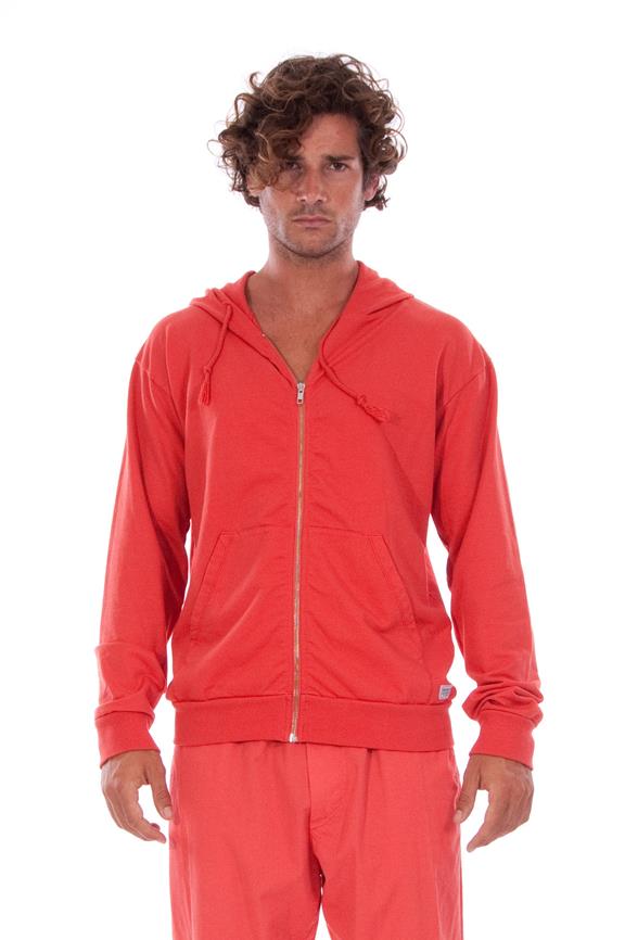 Hoodie Zip Ibiza Candy Red 2