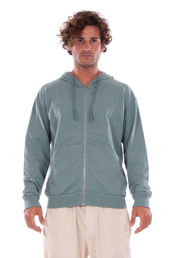 Hoodie Zip Ibiza Chinois Green from Shop Like You Give a Damn