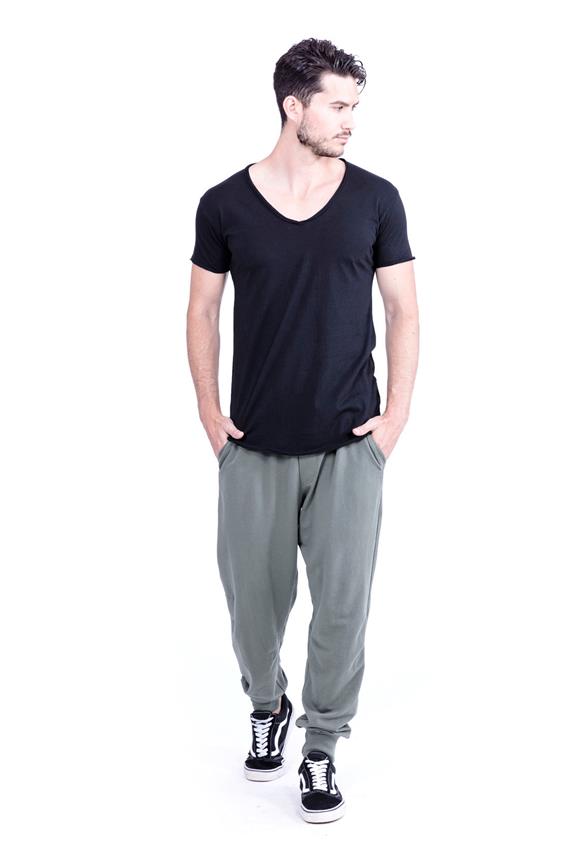 T-Shirt V-Hals Wild Zwart from Shop Like You Give a Damn