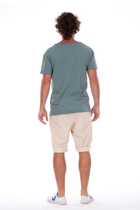 T-Shirt V Neck Wild Pocket Cameo Blue from Shop Like You Give a Damn