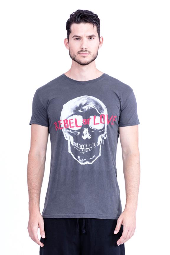 T-Shirt Rebel Of Love Anthracite Grey from Shop Like You Give a Damn