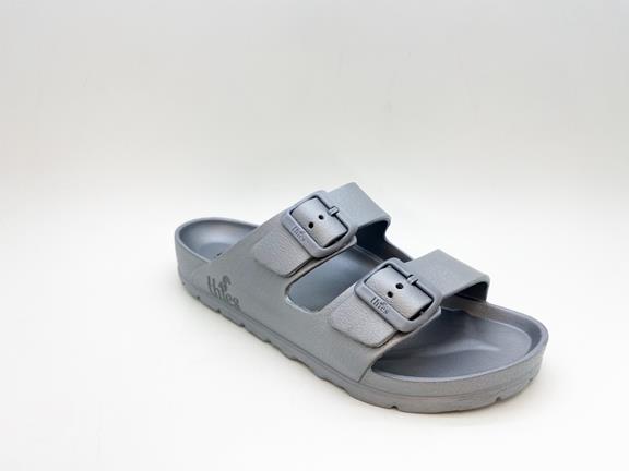 Ecofoam Two Strap Sandal Silver 3