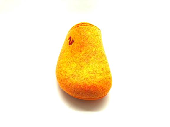 Thies 1856 ® Recycelter Pet Slipper Vegan Orange (W/M) Orange 3