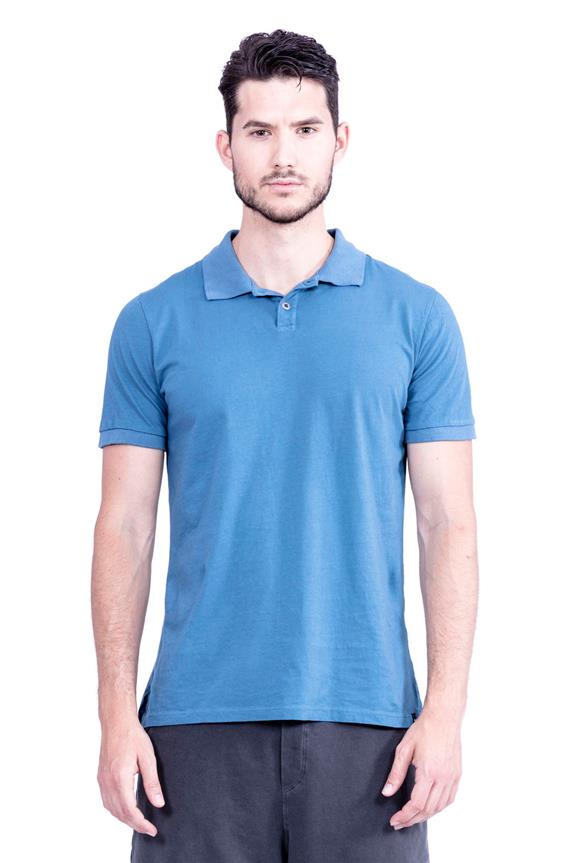 Polo T-Shirt Maui Blue from Shop Like You Give a Damn