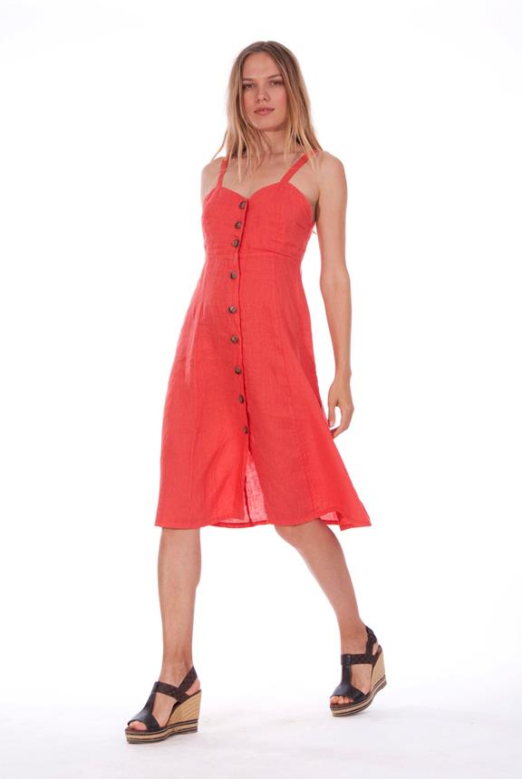 Jurk Capri Candy Rood 4