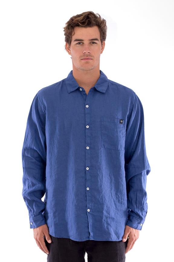 Shirt Lennon Klein Blue from Shop Like You Give a Damn