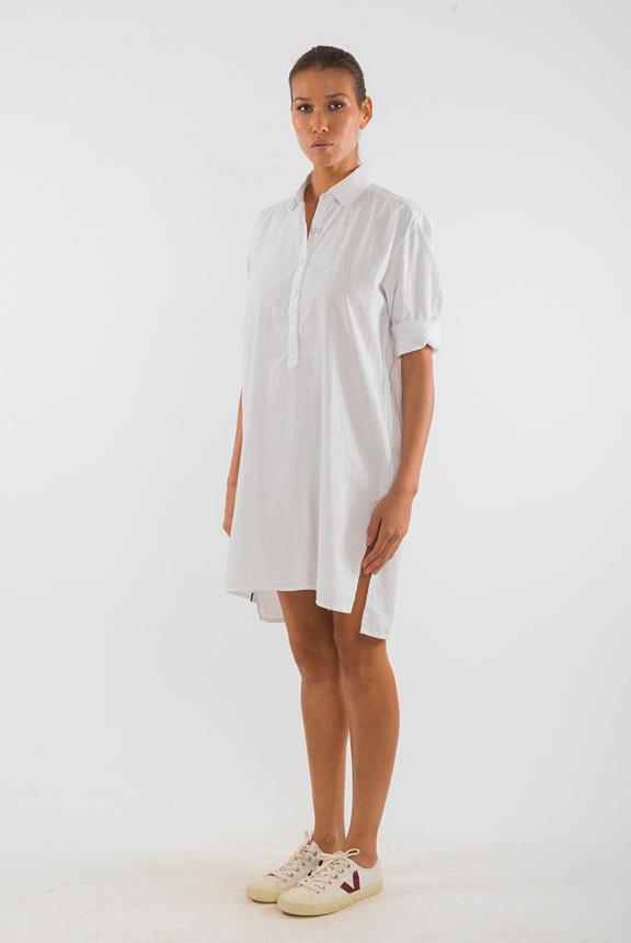 Shirt Dress Isla White via Shop Like You Give a Damn