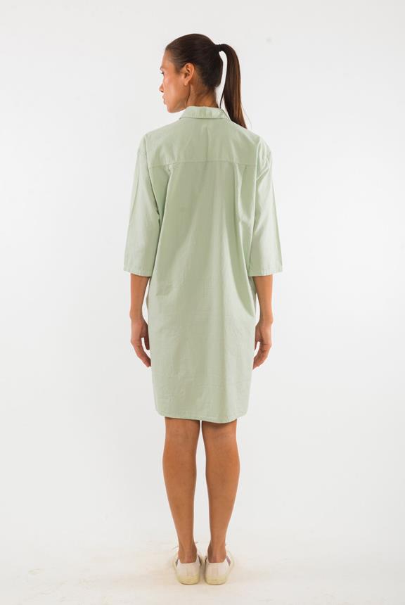 Shirt Dress Isla Light Aloe Green from Shop Like You Give a Damn