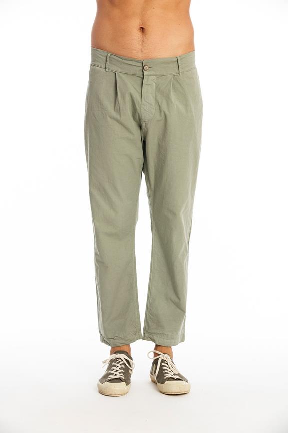 Pants Luc Khaki Green via Shop Like You Give a Damn