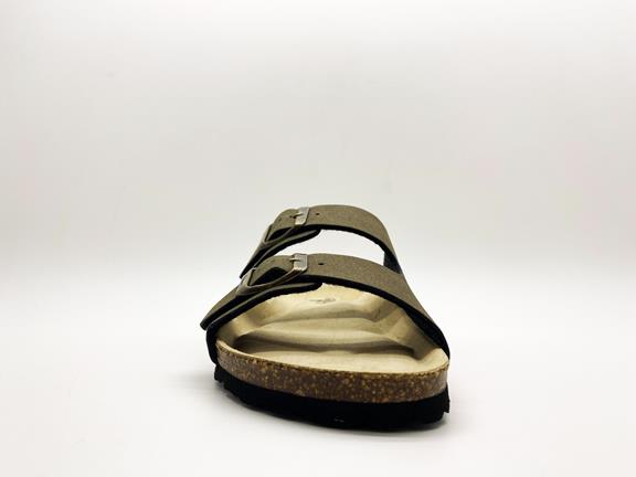 Eco Bio Two Strap Sandal Khaki (W/X) 5