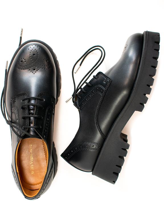 Brogues Track Sole Black from Shop Like You Give a Damn