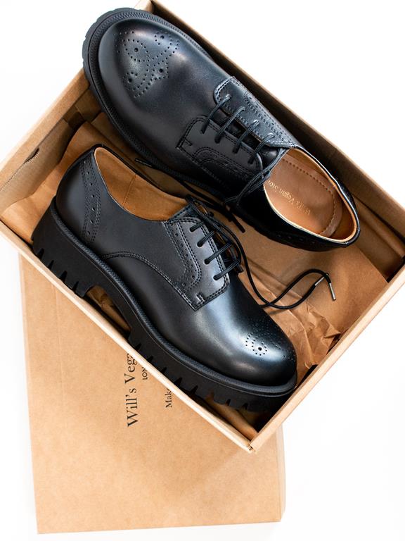 Brogues Track Sole Black from Shop Like You Give a Damn