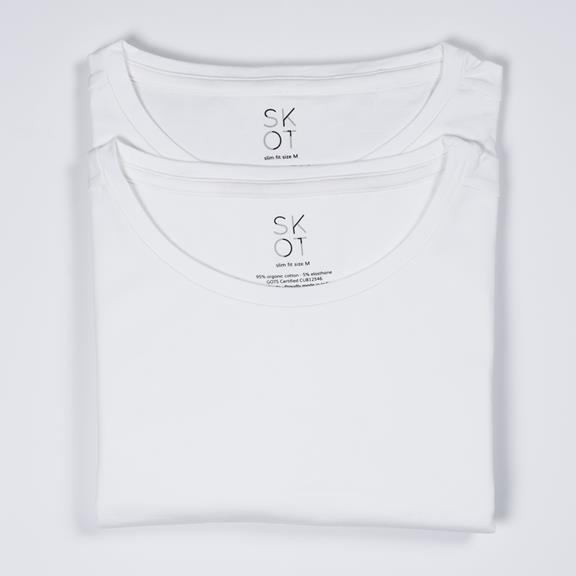 T-Shirt 2er Pack Weiß 4
