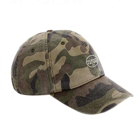 Dad Hat Plant Faced Camouflage Green 1