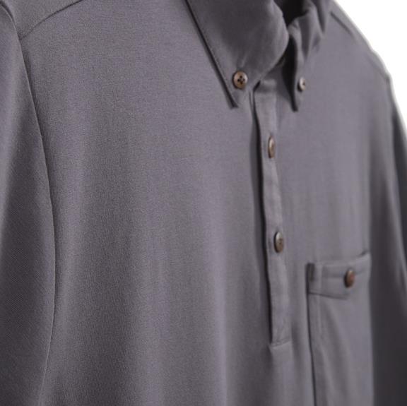 Poloshirt Basic Antraciet Grey 3