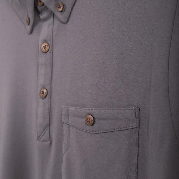 Poloshirt Basic Antraciet Grey 4