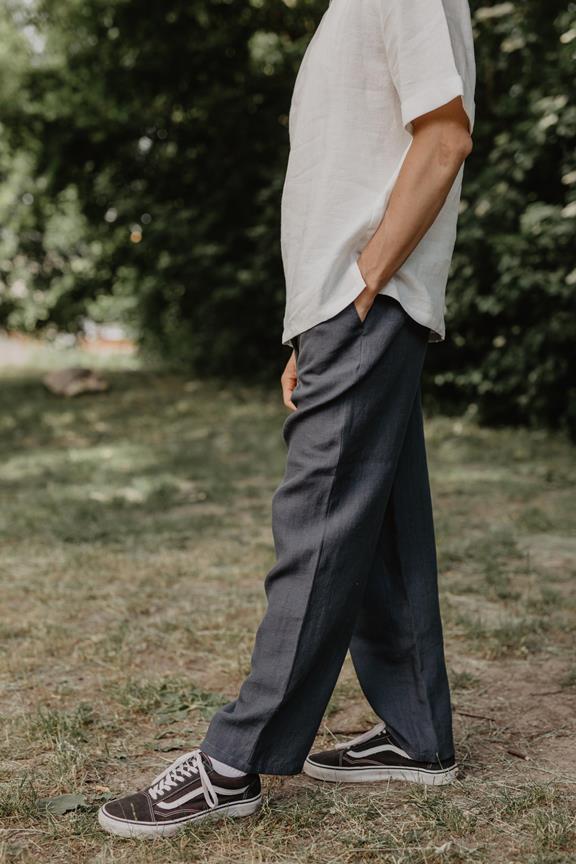 Linen Pants Adonis Terracotta 3