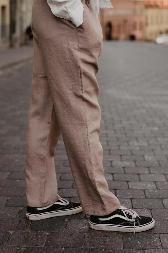 Linen Pants Adonis Terracotta 11