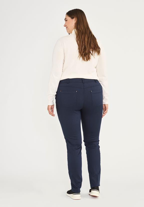 Broek Laura Slim Ll Marineblauw from Shop Like You Give a Damn