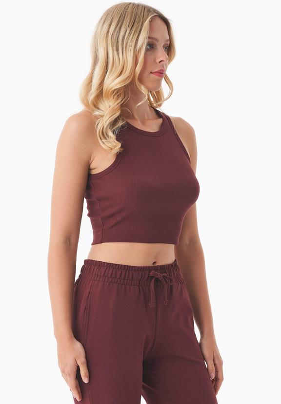 Sonnia Organic Cotton Cropped Rib Top from Shop Like You Give a Damn