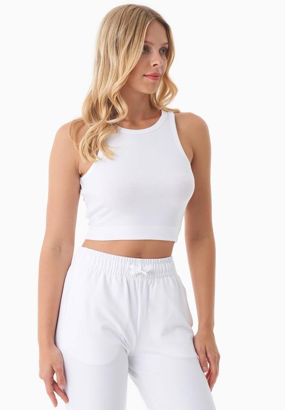 Sonnia Organic Cotton Cropped Rib Top from Shop Like You Give a Damn