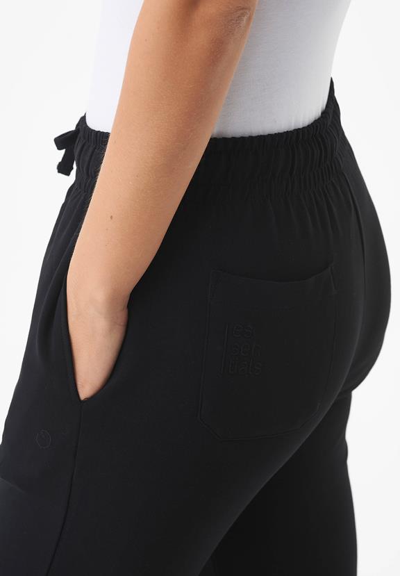 Peera Lightweight Organic Cotton Sweatpants Black 5
