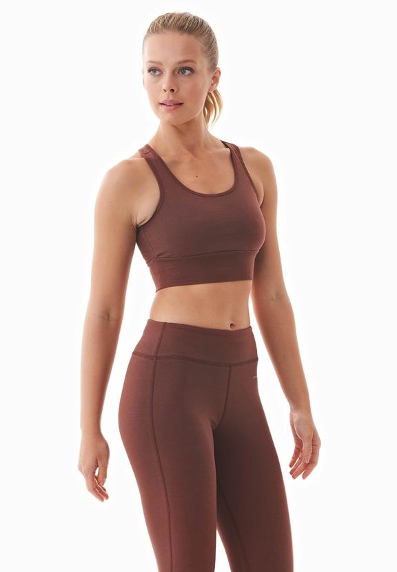 Betsyy Organic Cotton Bralette Brown from Shop Like You Give a Damn