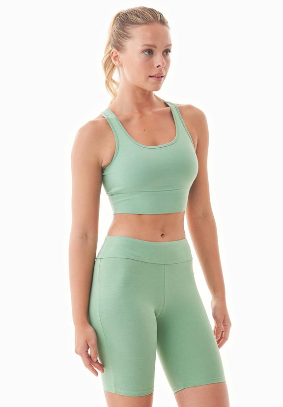 Betsyy Organic Cotton Bralette Light Green from Shop Like You Give a Damn