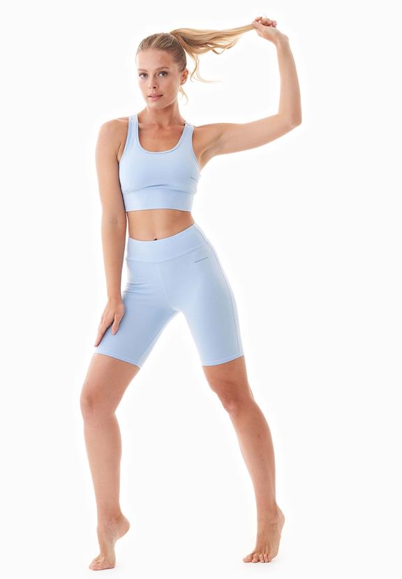 Lolla Organic Cotton Cycling Leggings Light Blue from Shop Like You Give a Damn
