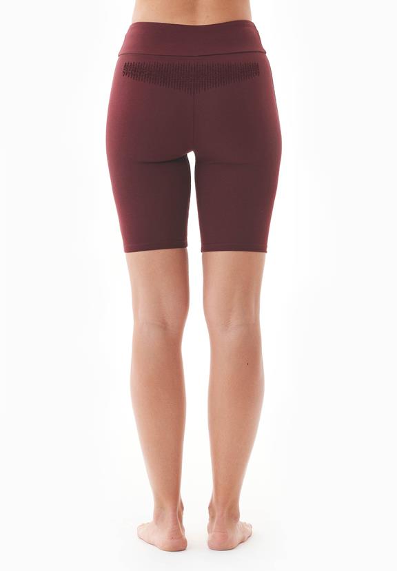 Lolla Organic Cotton Cycling Leggings Dark Red from Shop Like You Give a Damn