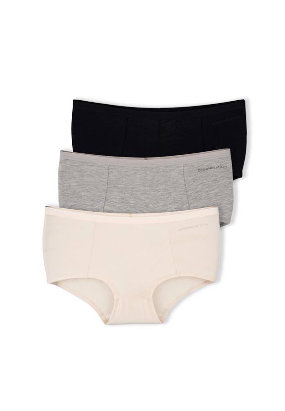 Blaire | Boyshorts Panty In Organic Cotton And Tencelâ¢ Modal Mix In 3-Pack from Shop Like You Give a Damn