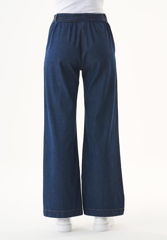 Organic Cotton Pants In Denim Look 4