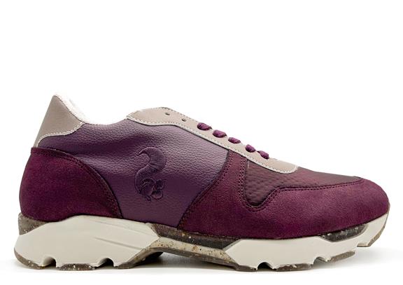 Runner Sneakers Eco Squirrel Algae Cork Dark Berry Purple 1