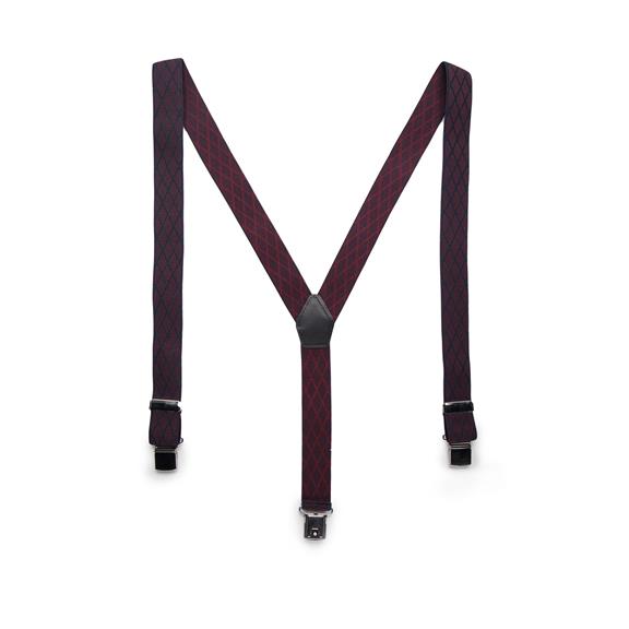 Suspenders Burgundy 1