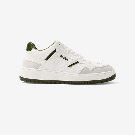 Gen1 Sneakers Cactus White & Green Suede 1
