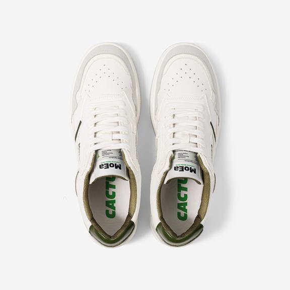 Gen1 Sneakers Cactus White & Green Suede 3
