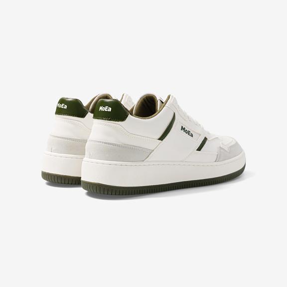 Gen1 Sneakers Cactus White & Green Suede 4