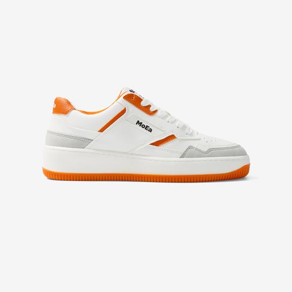 Gen1 Sneakers Orange White & Suede 1