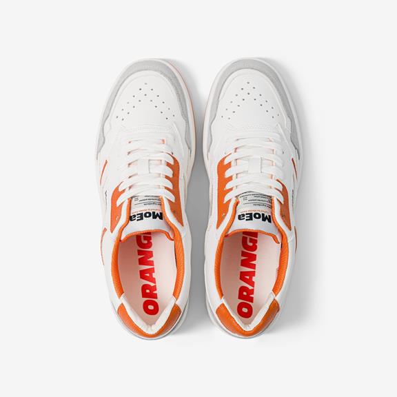 Gen1 Sneakers Orange White & Suede 3
