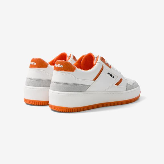 Gen1 Sneakers Orange White & Suede 4