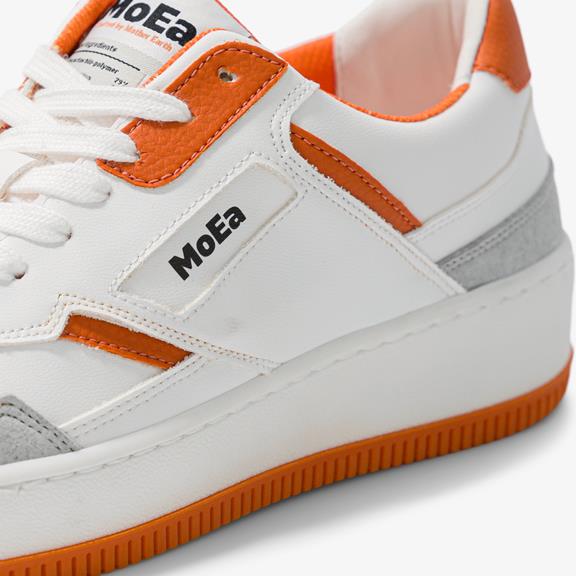 Gen1 Sneakers Orange White & Suede 5