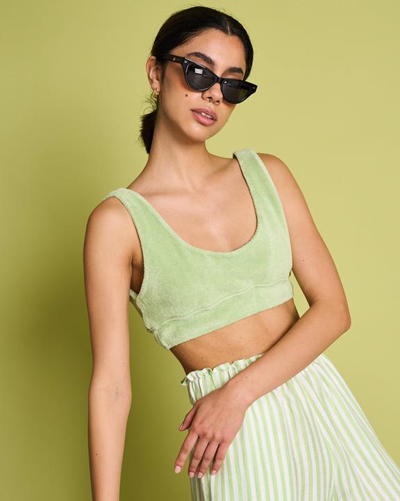 Bralette Solida Matcha Groen from Shop Like You Give a Damn