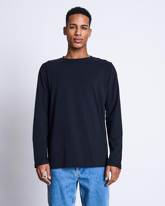 T-Shirt Longsleeve Boy Soft Black 1