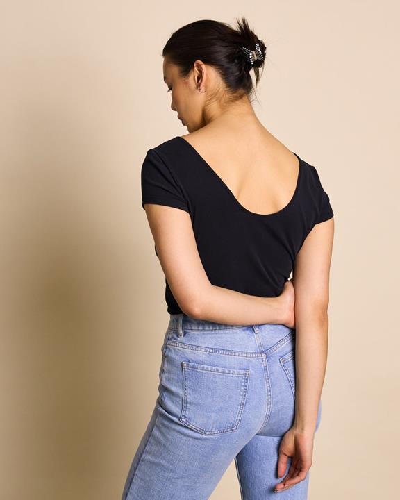 T-Shirt Ballerina AloÃ« Zacht Zwart from Shop Like You Give a Damn