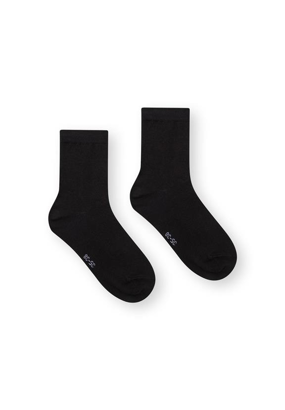 Mid Socks 5 Pack Black 3