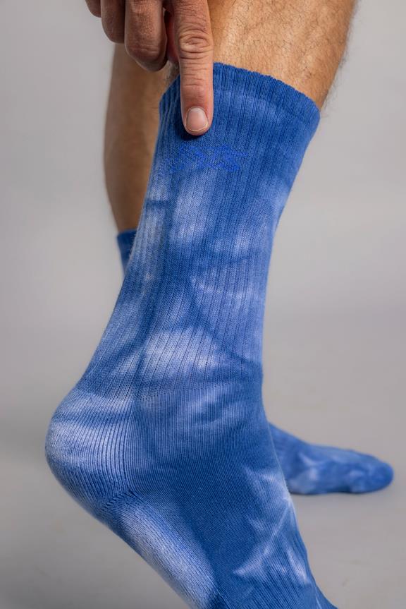 Socken Batik Blau 4