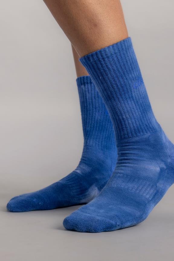 Socken Batik Blau 6