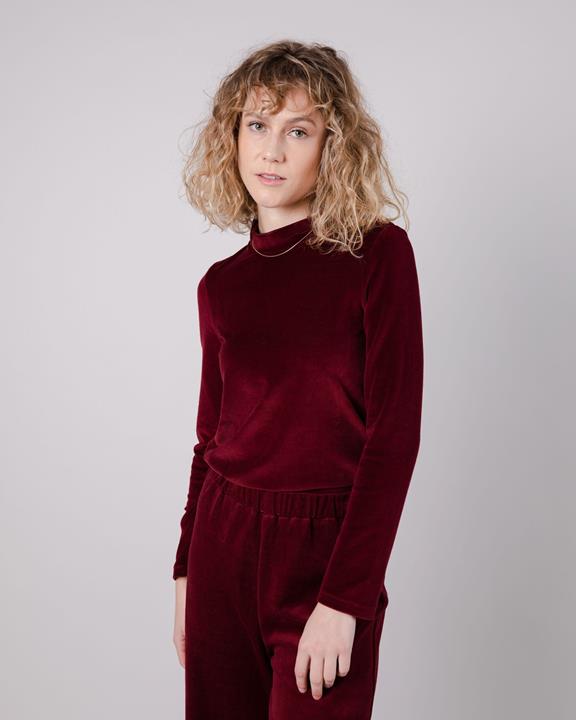Velvet Perkins Sweater Prune 1